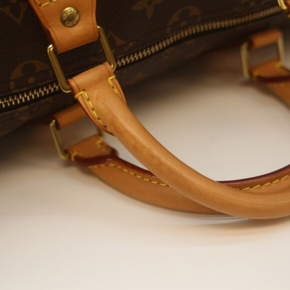 LOUIS VUITTON Authentic Brown Monogram Speedy 35 Boston Bag - Picture 9 of 13